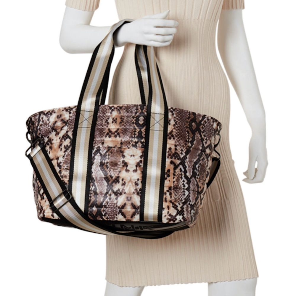 Think ROYLN Junior Wingman Python Gold & Black Bag